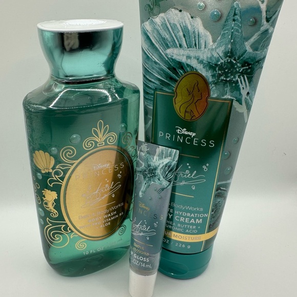 Bath & Body Works Disney Princess Ariel Little Mermaid 3-set NWT - Picture 2 of 9